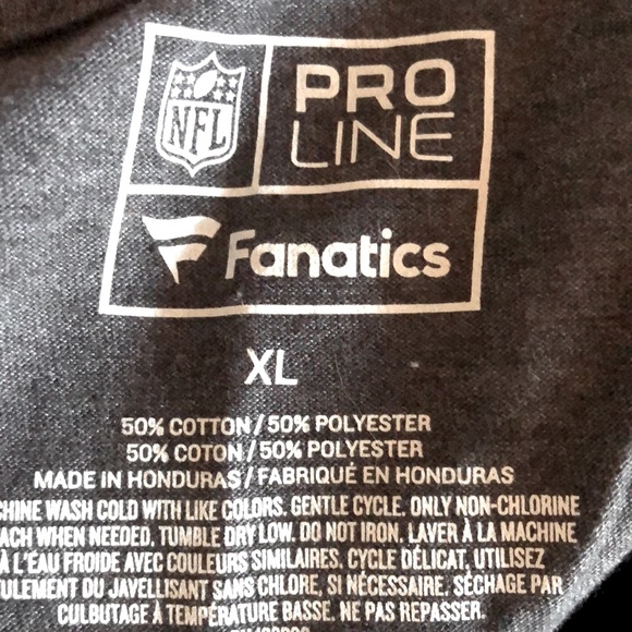 NWOT 🏈 NEW ENGLAND PATRIOTS GRAY SUPER BOWL CHAMPS COTTON BLEND TSHIRT Womens XL - Picture 7 of 7